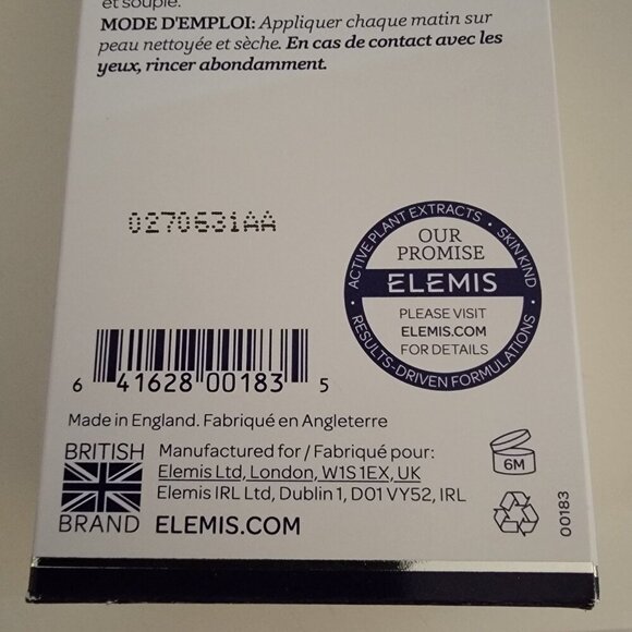 ELEMIS HYDRA BOOST DAY CREAM FOR DRY SKIN (BNWB/Full Size 1.6oz/Sealed ) - Picture 7 of 10
